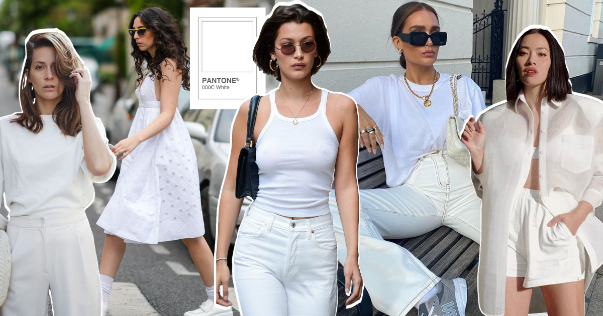 All white hot sale